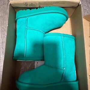 UGG Vibrant Green Suede Boots
